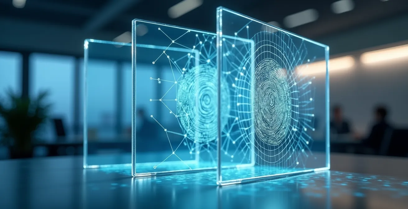 Visualisierung des mehrstufigen Identifikationsprozesses nach GwG