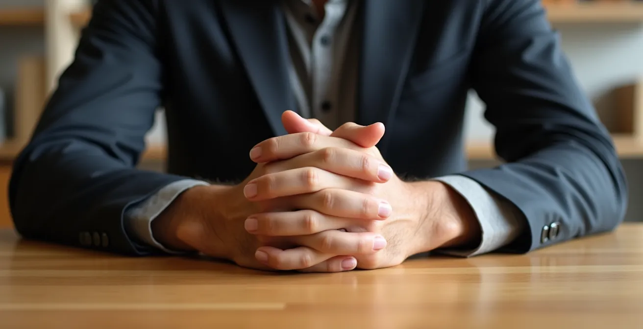 Beratungssituation für psychologisches Gutachten in ruhiger Umgebung