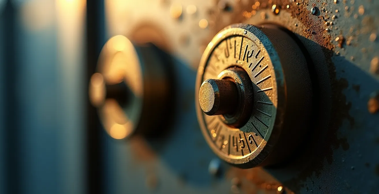 Symbolische Darstellung präventiver Massnahmen gegen einen drohenden Steuerarrest