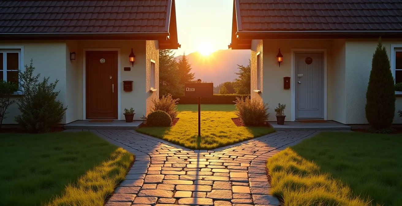 Temporäre Vermietungslösung eines Schweizer Einfamilienhauses während Trennungsphase