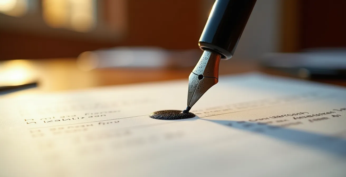 Geschäftspartner besprechen Unternehmensanteile und rechtliche Absicherung