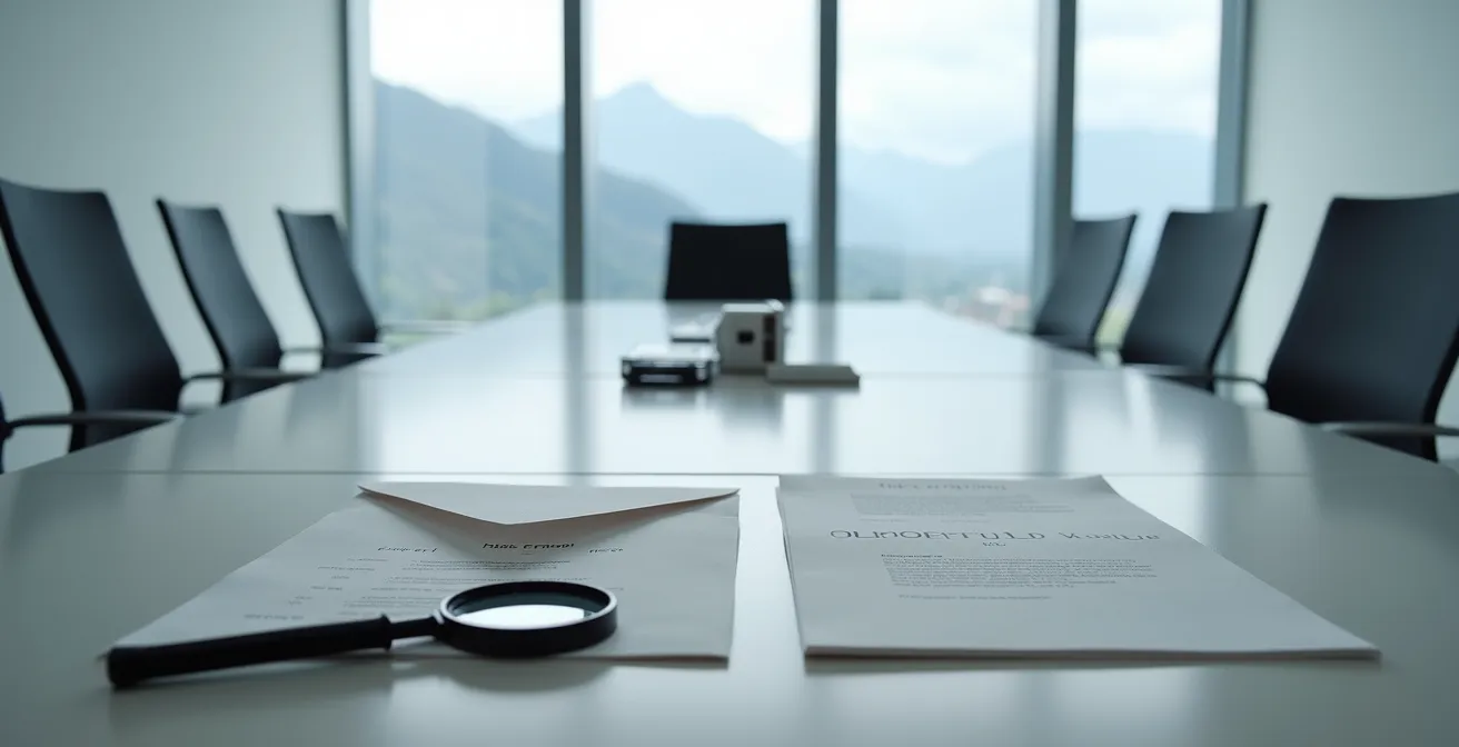 Dokumentationsprozess bei Interessenkonflikten im Verwaltungsrat